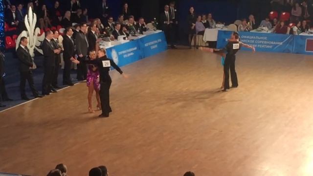 Grand Prix Dynamo 2015 Чубанов Илья - Киселева Мария Rumba смотреть онлайн