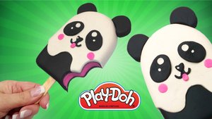 Мороженое Панда ? Лепка и Поделки ? Play-Doh, Тесто, Пластилин Плей-До ?