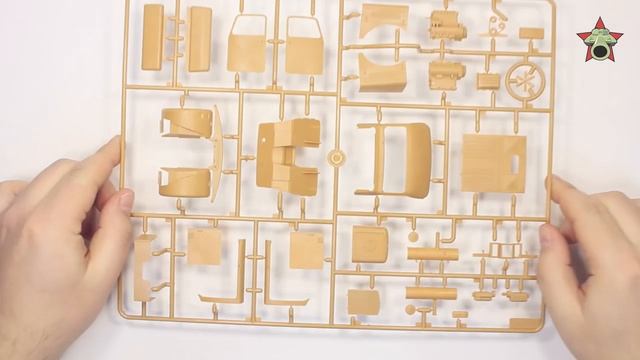 Обзор Magirus S330 - немецкий автомобиль 1949г, модель ICM 1/35 (ICM Magirus S330 model 1:35 review смотреть онлайн