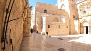 A walk through the streets of Jerusalem  .Пешие прогулки по Иерусалиму ,Старый город Храм Гроба 耶路撒