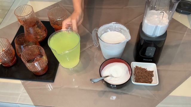 Десерт из кокосового молока,банана и шоколада!????