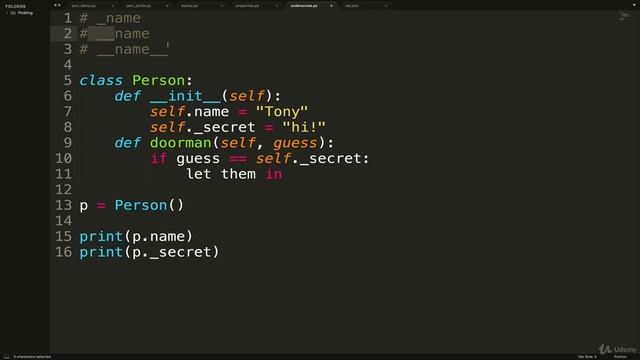 Underscores Dunder Methods, Name Mangling, and More in Python Coding for Kids Python Learn to Code
