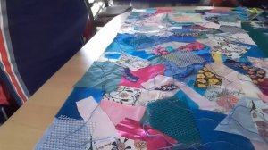 Заготовка сумки в технике пэчворк пицца и небольшой обзор фильцевальной машины