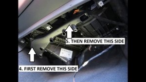 Volkswagen TOUAREG II 2010-2018 - Cabin Air Filter Removal