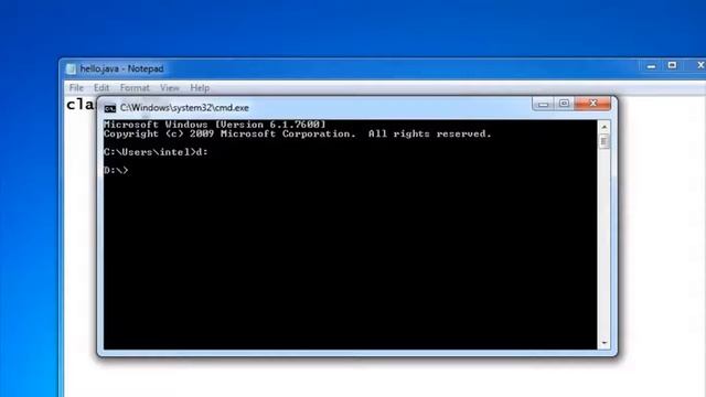 Compile and Run Java Program With JDK Command Prompt (Hindi) Tutorial # 3 смотреть онлайн