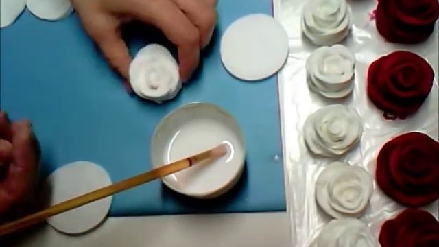 DIY// РОЗЫ ИЗ ВАТНЫХ ДИСКОВ//Мастер класс Roses from cotton pads смотреть онлайн