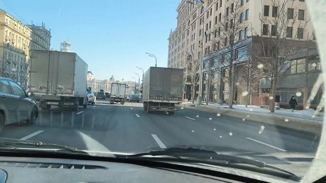 По Москве на авто с Севера на Юг#влог#москвасегодня