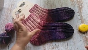 №248 Осень- сезон вязания носков???Носки спицами женские #носочные_истории #носки_спицами #вязани
