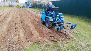 Нарезка борозд распашником