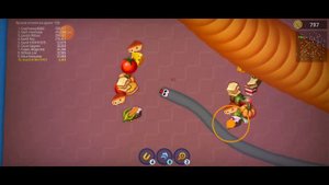 Удачная Охота Серого Червяка в игре Червячная Зона