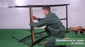 Как собрать садовый мостик?