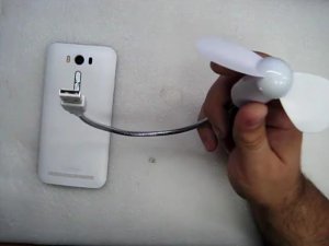 USB вентилятор запускаем от телефона!!!