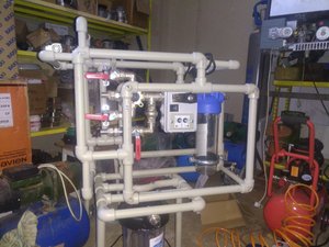 Установка для промывки отопления УДИП2.