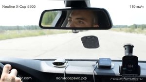 Neoline X-Cop 5500 - Скоростной тест радар-детекторов на Крис-П