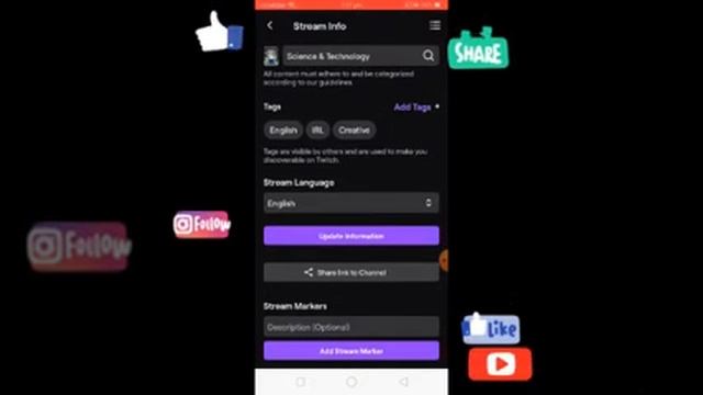 How to find Stream url or Share url of twitch in mobile смотреть онлайн