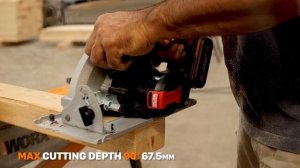 WORX NITRO WX520.9 - Handkreissäge im Test [KURZ & KOMPAKT] zusammengefasst