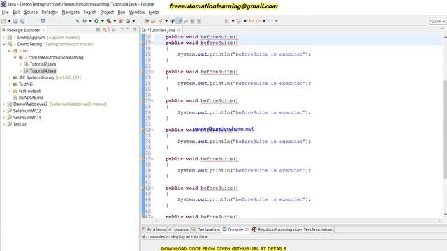 TestNG : How to TestNG Annotations work : Tutorial 4 смотреть онлайн