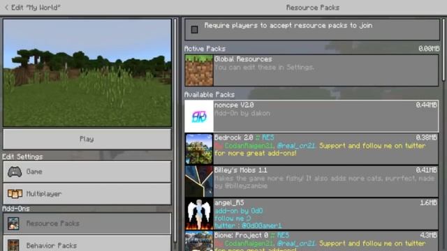 Minecraft Bedrock Edition NoMCPE Players Addon смотреть онлайн