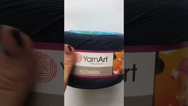 Подробный обзор пряжи YarnArt Flowers(Хлопок с полиакрилом секционного крашения) №300 смотреть онлайн