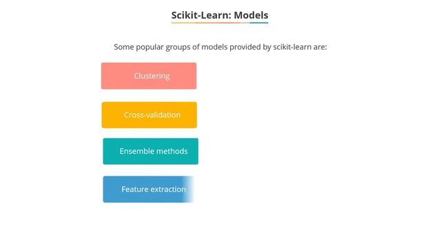 Scikit - Learn Models