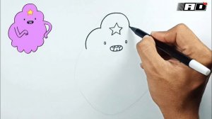 How to draw Lumpy Space Princess