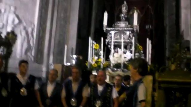 FESTINO S. ROSALIA - USCITA DELL'URNA ARGENTEA DALLA CAPPELLA REALE смотреть онлайн
