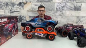 Масштаб 9EMU 1/10 или 1/8? Сравним моделями Remo Hobby 1/10, 1/8 и Slash Traxxas