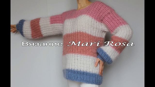 ВЯЖЕМ СВИТЕР ЛЕГКО БЕЗ РАСЧЕТОВ! НА ЛЮБОЙ РАЗМЕР смотреть онлайн