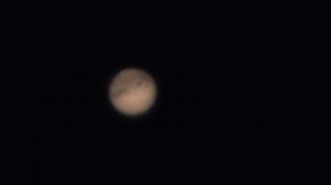 Mars 13/10/2020 through the large 9" refractor telescope.