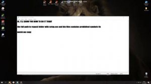 the full path to repack folder with setup.exe and bin files contains prohibited symbols fix