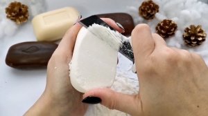 ?Cutting tar soap / Asmr / Soap / Резка дегтярного мыла / Асмр / NO TALKING
