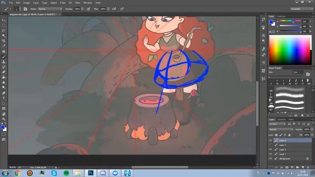 КОНЦЕПТ-АРТ Разбор студенческой работы. смотреть онлайн