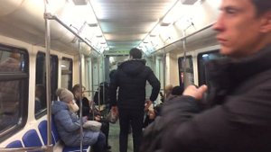 Метровагон 81-740 «Новогодний поезд» #0012