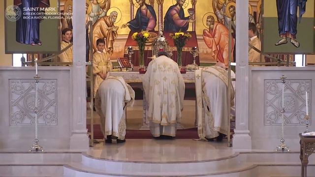 2023-05-28 Greek Orthodox Divine Liturgy of Saint John Chrysostom: Fathers of the 1st Council смотреть онлайн