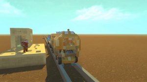 ВЫЖИВШИЕ НАШЛИ СТАРУЮ ЖЕЛЕЗНОДОРОЖНУЮ СТАНЦИЮ ПОСРЕДИ ПУСТЫНИ! ВЫЖИВАНИЕ В Scrap Mechanic