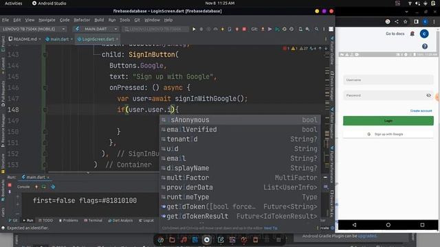 Flutter Tutorial - Google SignIn With Firebase Auth - Android, iOS, Flutter Web