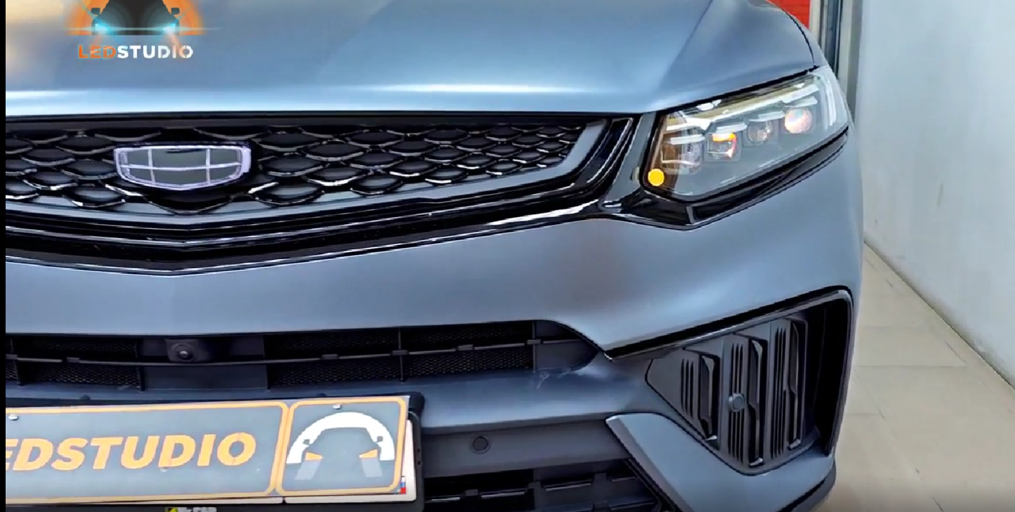 Geely Tugella модернизация фар от Ledstudio!