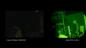 AGM PVS 14 NL1 - перевірка в повній темряві :)