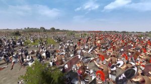 Mycenaeans vs Egypt | 17,040 Man Battle | Total War: Rome II