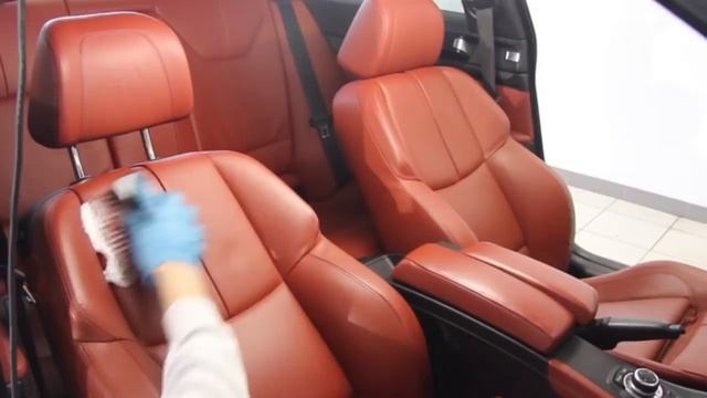 Чистка и Реставрация кожи по технологии LeTech. BMW M3 E92.