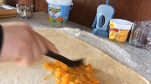 Штрудель с курицей. Как готовить штрудель с мясом в казане на костре.