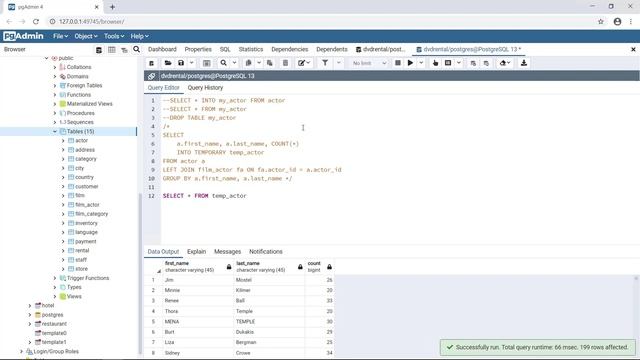 SQL dla początkujących - PostgreSQL - kurs z podręcznikiem PDF: Tworzenie tabel poleceniem SELECT смотреть онлайн