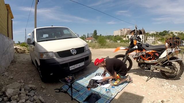 Установка ветрового стекла на KTM 690 Enduro R смотреть онлайн