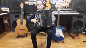 Е. Лёвин "Синичка "обработка на тему Этюда А. Доренского ,Крицкая Елизавета 11 лет