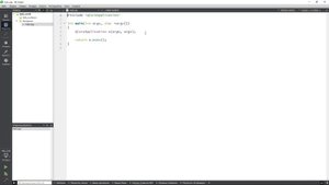 1.Создание первого проекта, написание и запуск программы Hello world