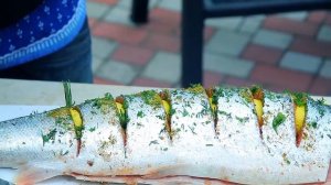 Рецепт красной рыбы, приготовленной в смокер-гриль-коптильне "Пикник" (компании Техноцентр)