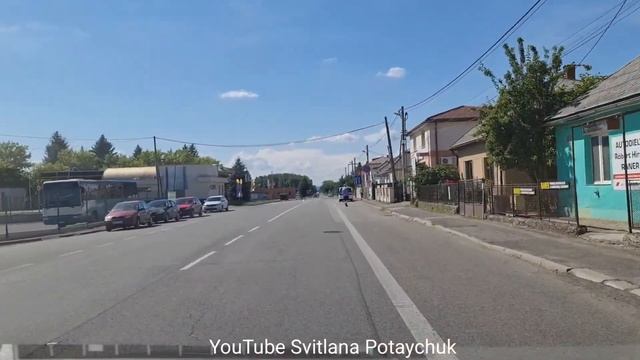 Город в восточной Словакии Собранце. Словакия. Словаччина Собранці. Sobrance Slovakia