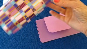 DIY. Простая открытка своими руками на День Рождения для сестры. Открытка своими руками!!