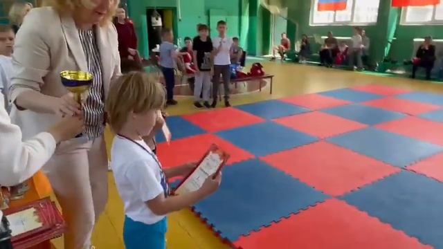 1 место по шах-боксу среди юниоров 5-7 лет. Александр Котельников #шахбокс #шахматы #бокс