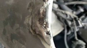 Ремонт алюминиевого крыла Mersedes w211